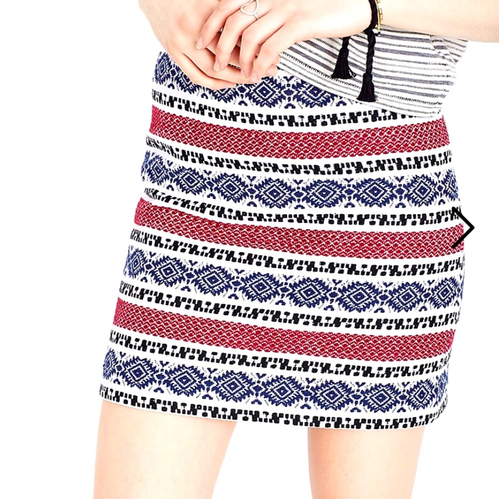 Madewell Jacquard Gamine Skirt